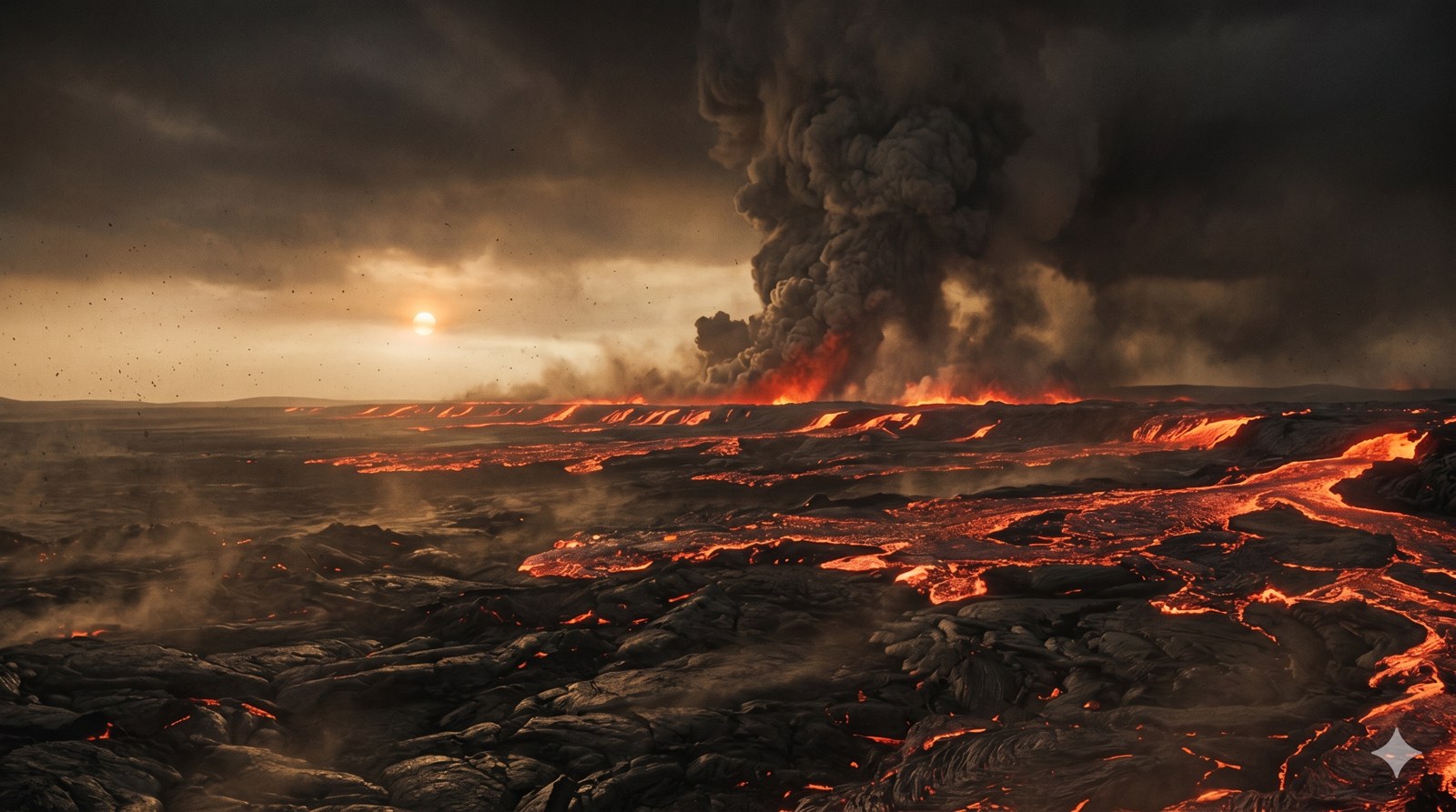 Flood basalt eruption during the Permian-Triassic event