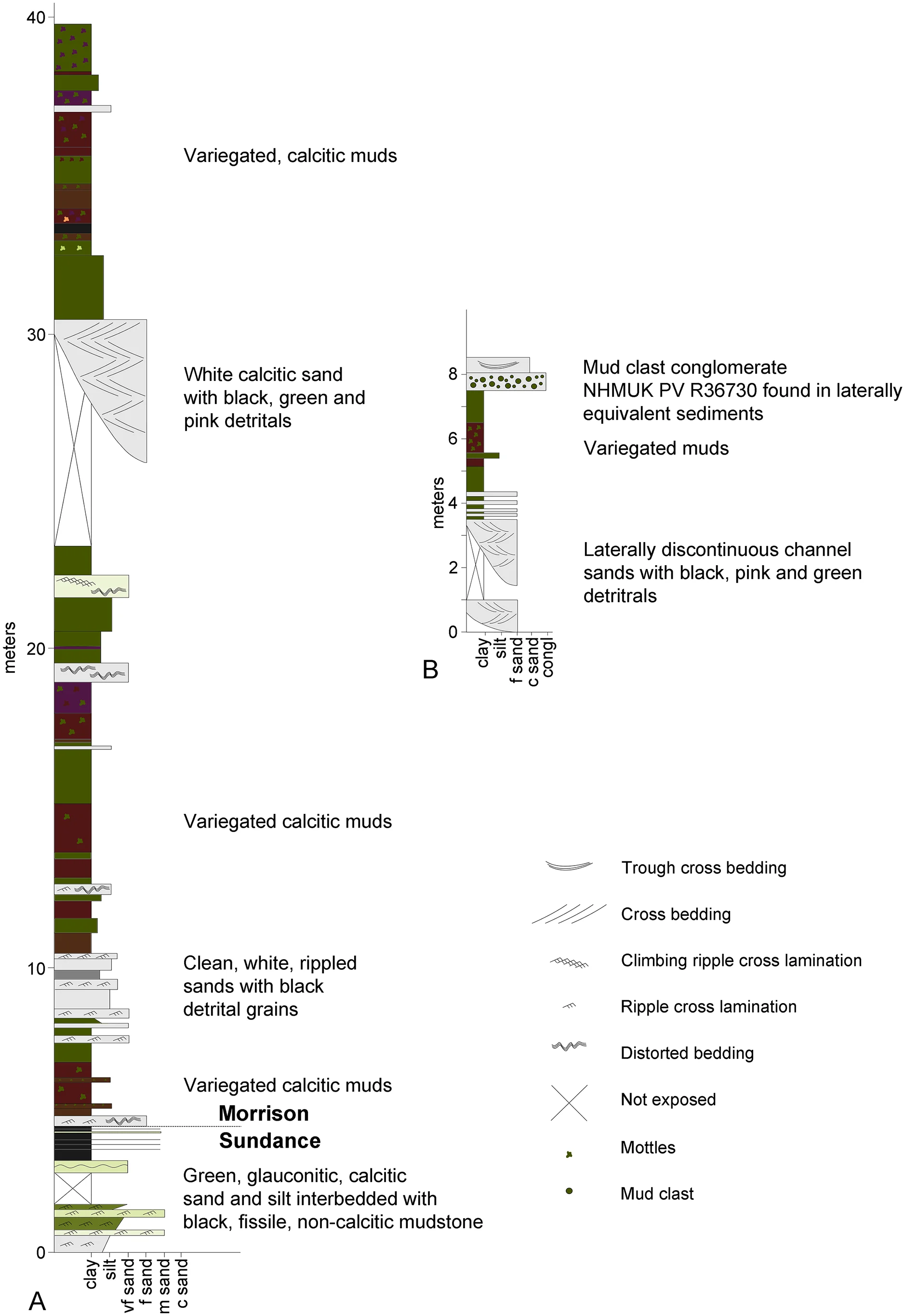 Fig 4. Geological setting of the Red Canyon Ranch quarry.